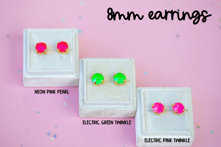 The Shell Signature Stud— Signature Fit 8mm (Pink Retreat Exclusives)