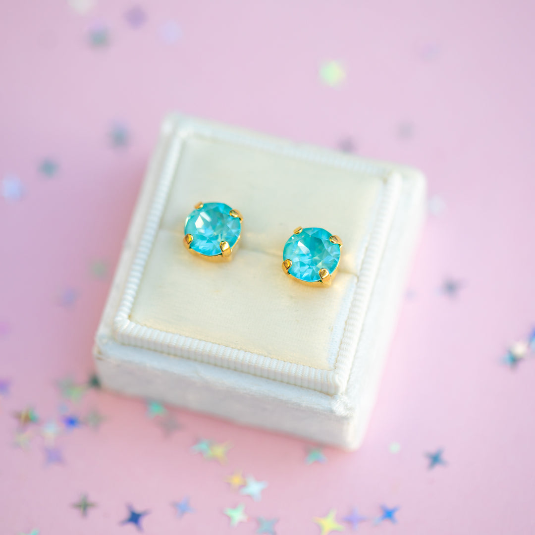 The Shell Signature Stud— Signature Fit 8mm (Marina Twinkle)