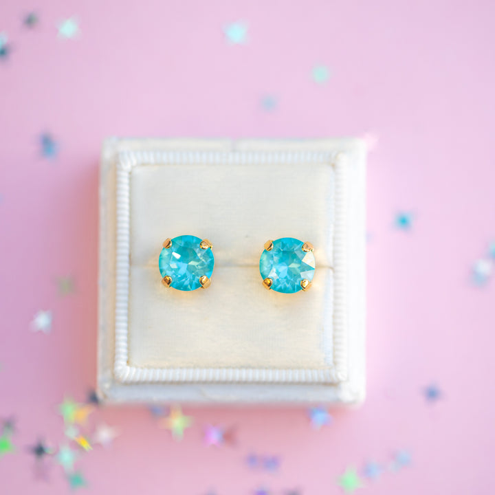 The Shell Signature Stud— Signature Fit 8mm (Marina Twinkle)