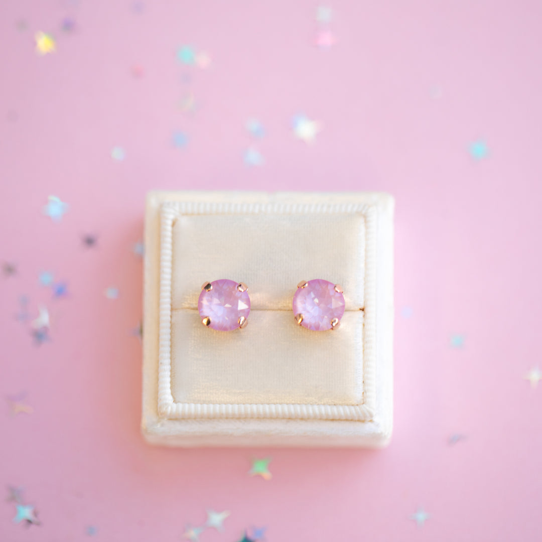 The Shell Signature Stud— Signature Fit 8mm (Freesia Twinkle)