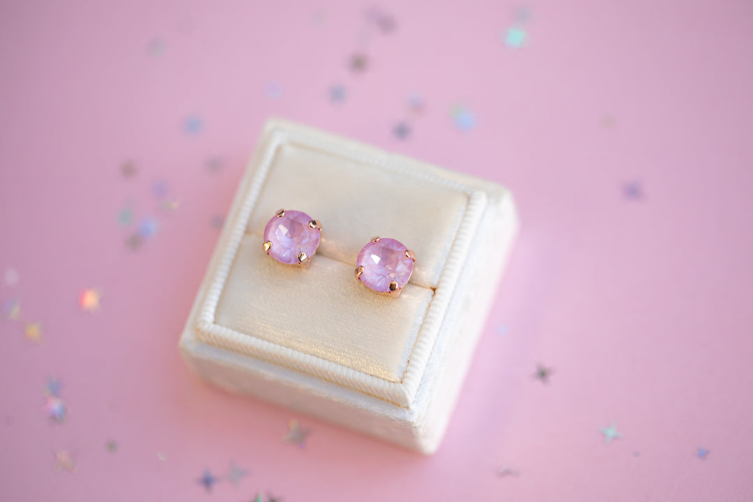 The Shell Signature Stud— Signature Fit 8mm (Freesia Twinkle)