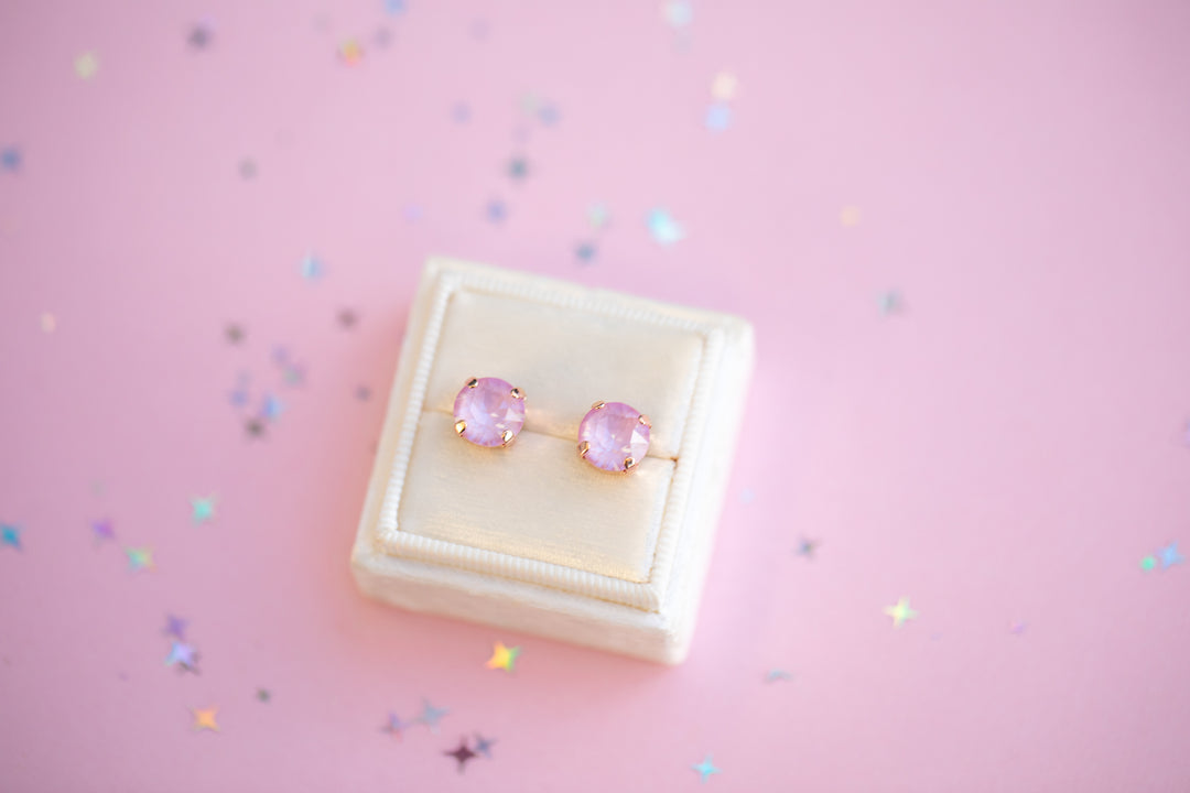 The Shell Signature Stud— Signature Fit 8mm (Freesia Twinkle)