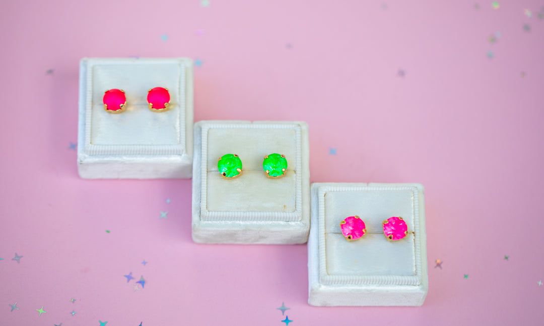 The Shell Signature Stud— Signature Fit 8mm (Pink Retreat Exclusives)