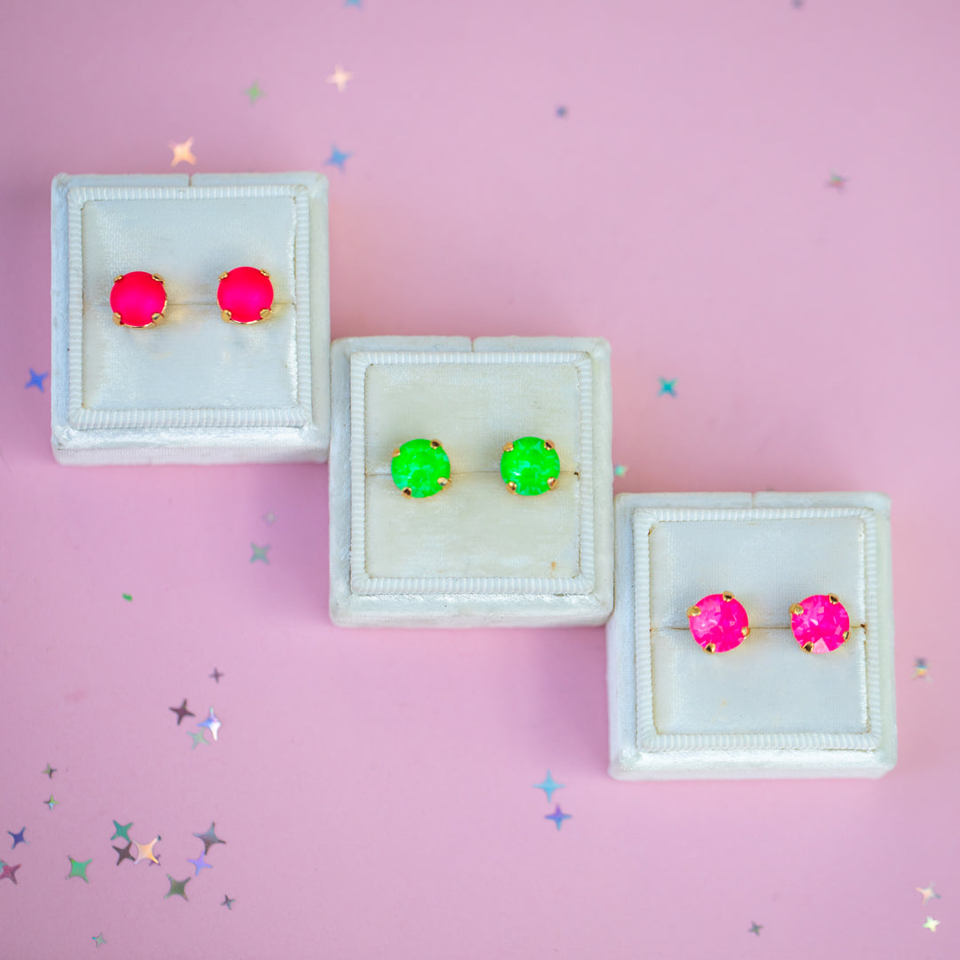 The Shell Signature Stud— Signature Fit 8mm (Pink Retreat Exclusives)