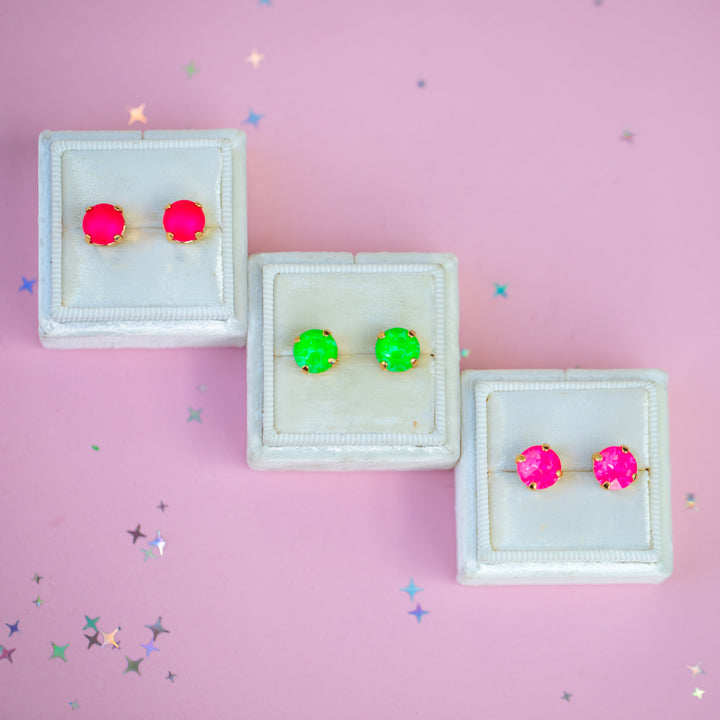 The Shell Signature Stud— Signature Fit 8mm (Pink Retreat Exclusives)