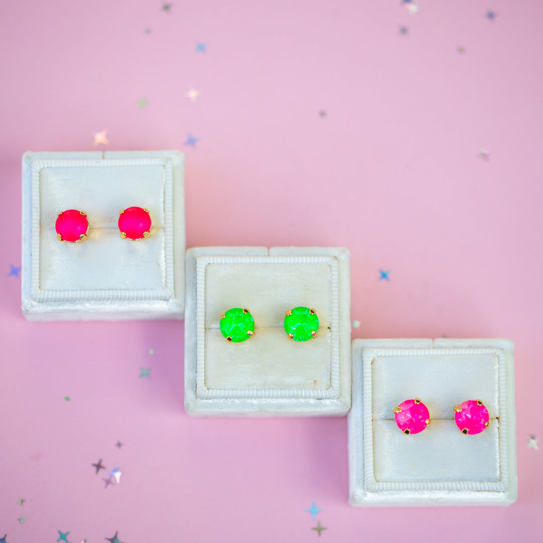 The Shell Signature Stud— Signature Fit 8mm (Pink Retreat Exclusives)
