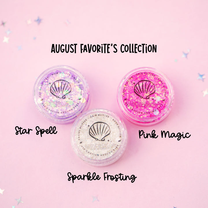 Glitter Creme: August Favorites Collection - set of 3 glitters
