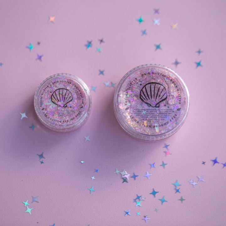 Cotton Candy Cutie Body Glitter with Bow Shaped Glitter