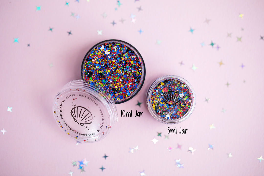 Glitter Creme: Mint Mastermind with Star shaped Glitter