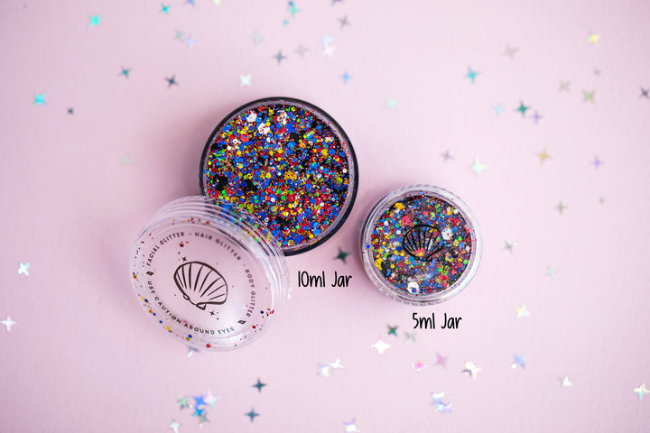 Glitter Creme: Mint Mastermind with Star shaped Glitter