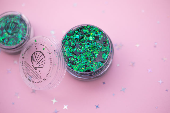 Glitter Creme: Elphie Body Glitter with Hat Shaped Glitter