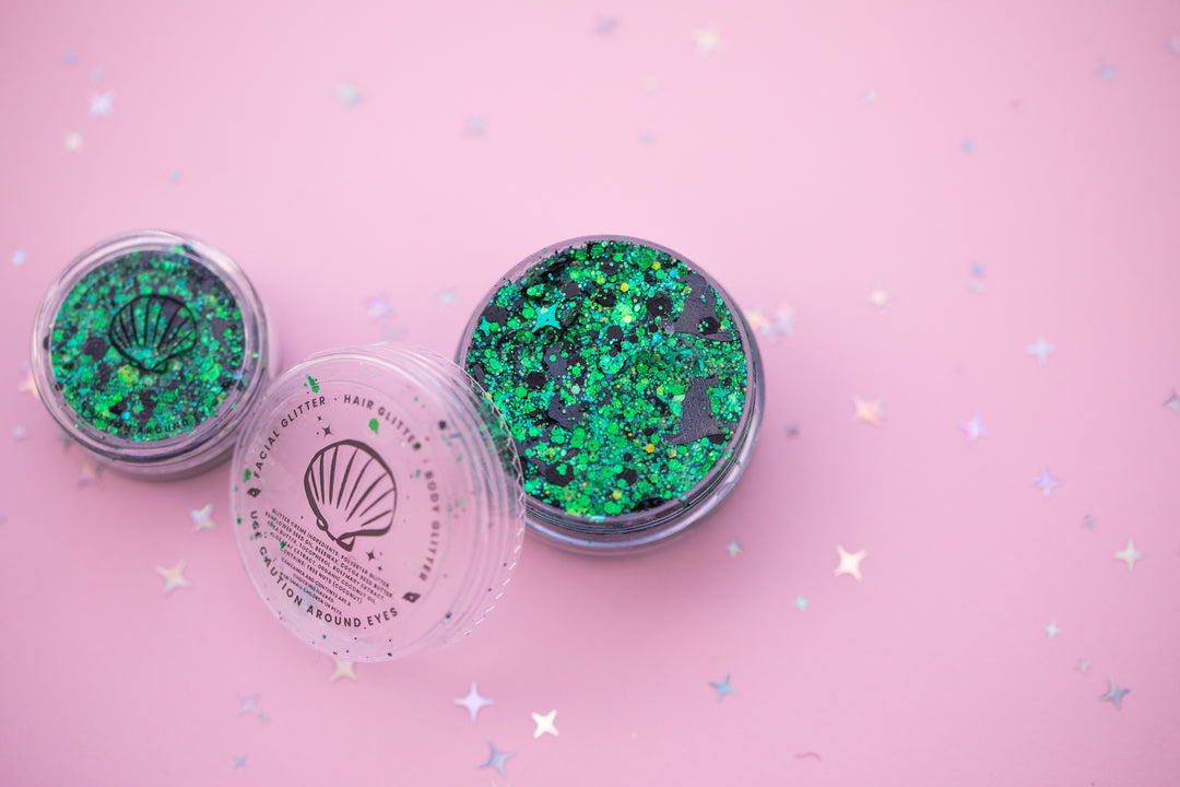 Glitter Creme: Elphie Body Glitter with Hat Shaped Glitter