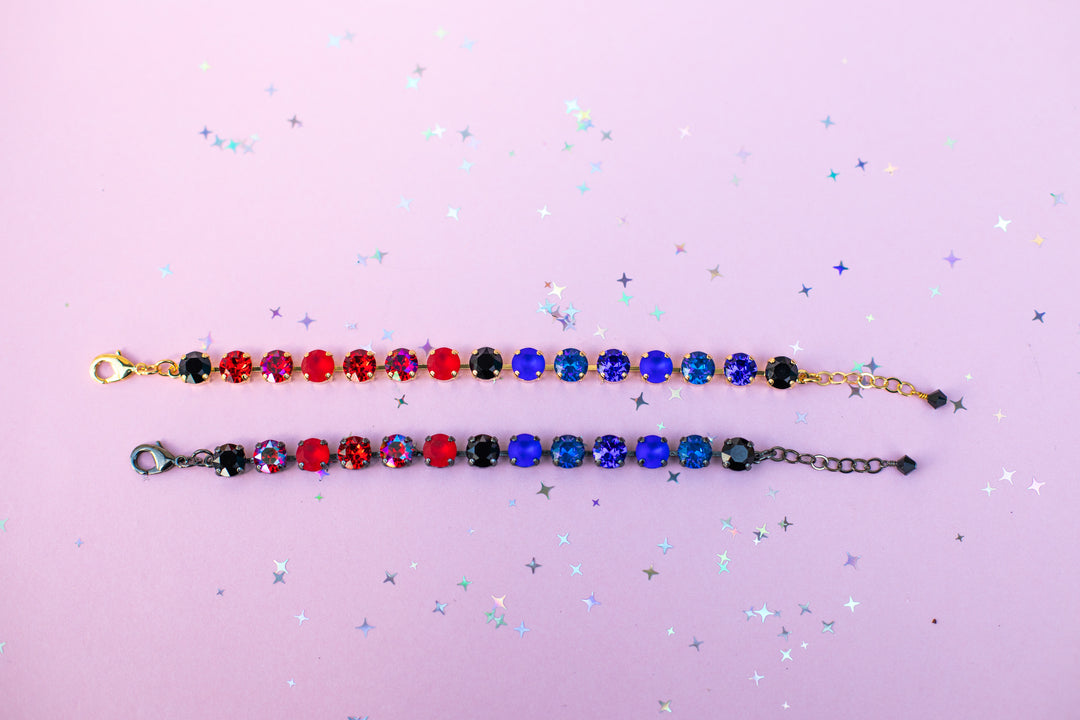 8mm Crystal Bracelet: Sword Fight (Galactic Battle)