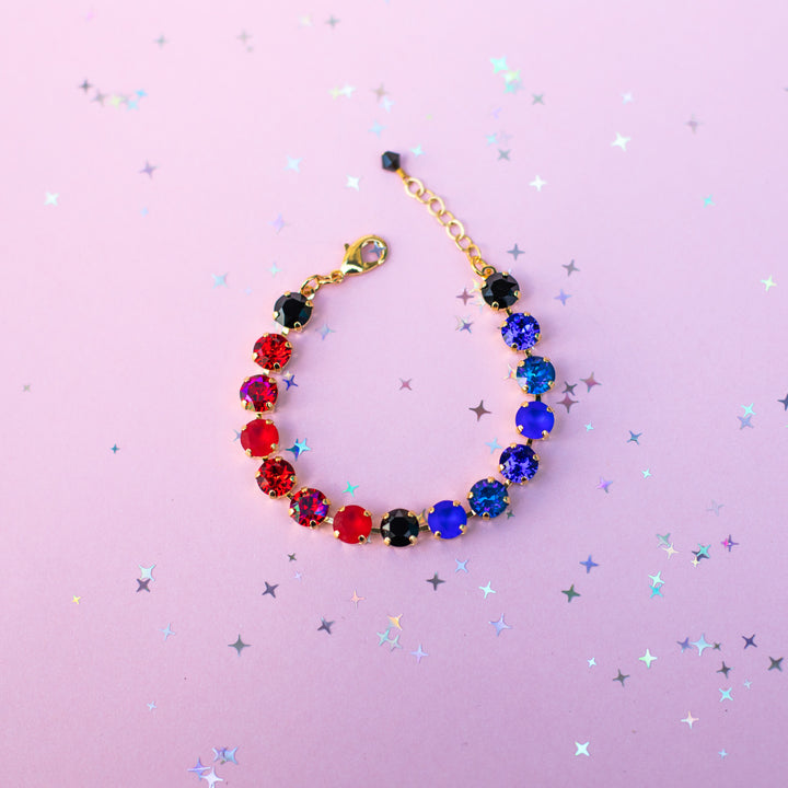 8mm Crystal Bracelet: Sword Fight (Galactic Battle)