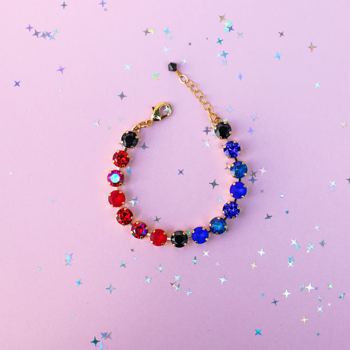 8mm Crystal Bracelet: Sword Fight (Galactic Battle)