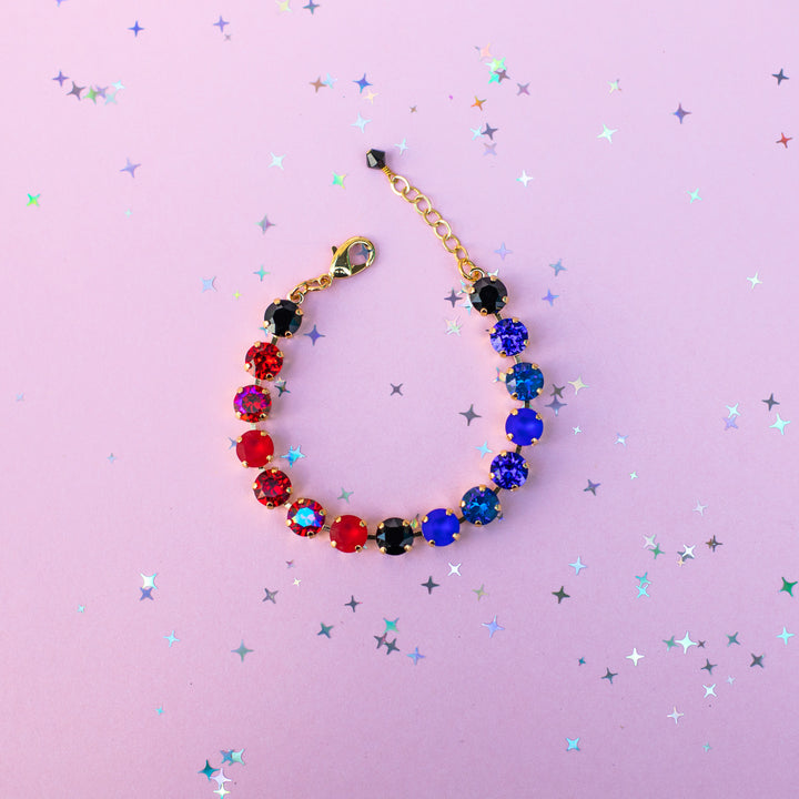 8mm Crystal Bracelet: Sword Fight (Galactic Battle)