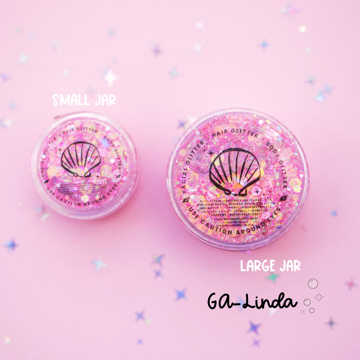 Glitter Creme: GA-Linda with Bubble Shaped Glitter