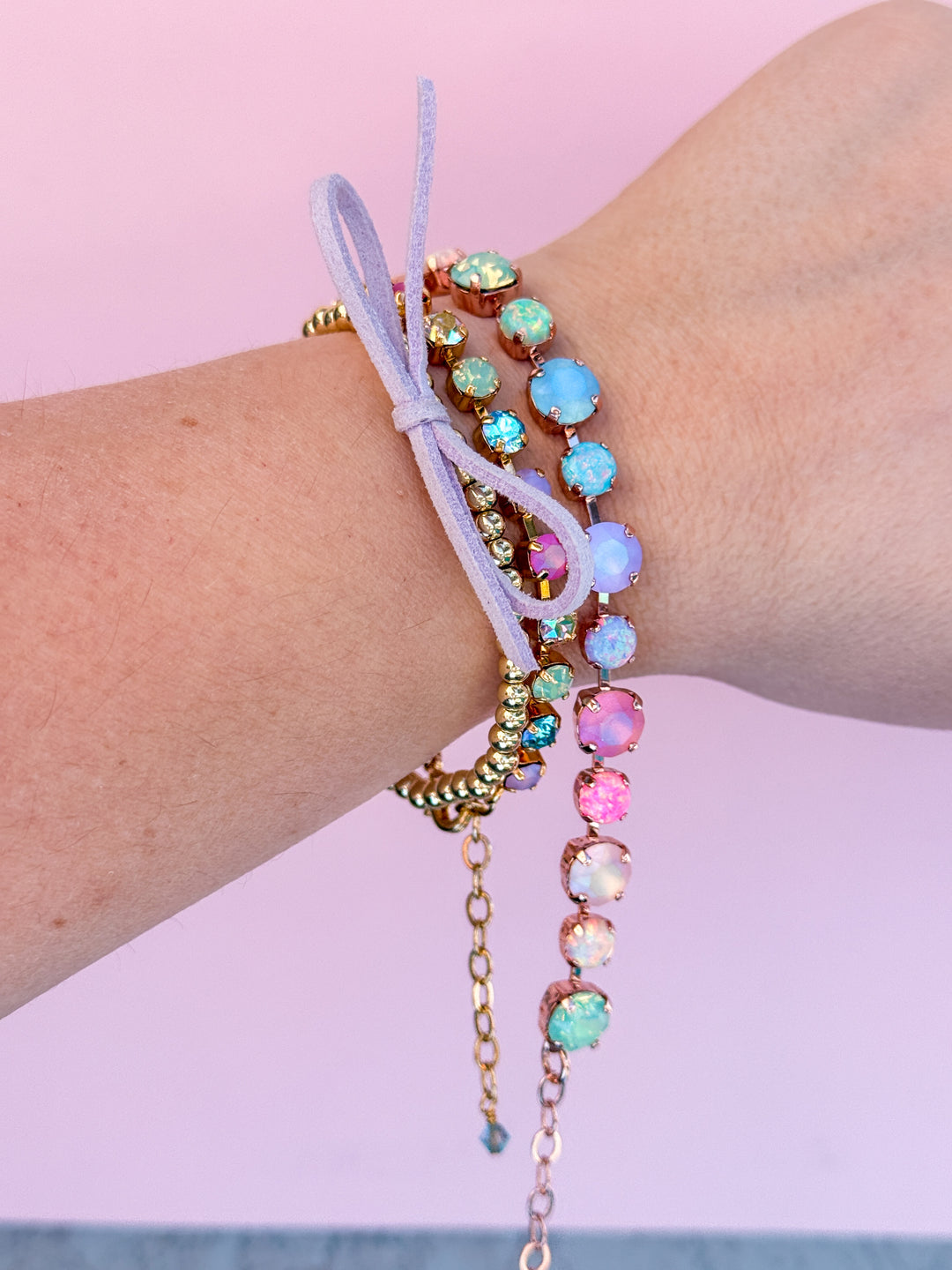 5mm Crystal Bracelet: Imagination Rainbow