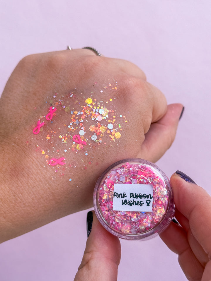 Pink Ribbon Wishes Body Glitter (October Giving Back)