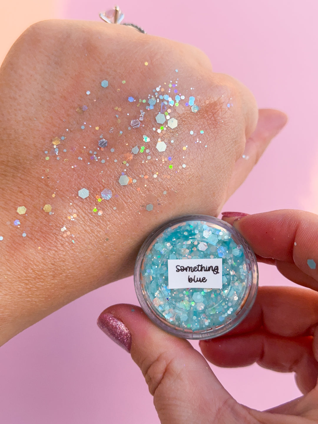 Glitter Creme: Something Blue Body Glitter