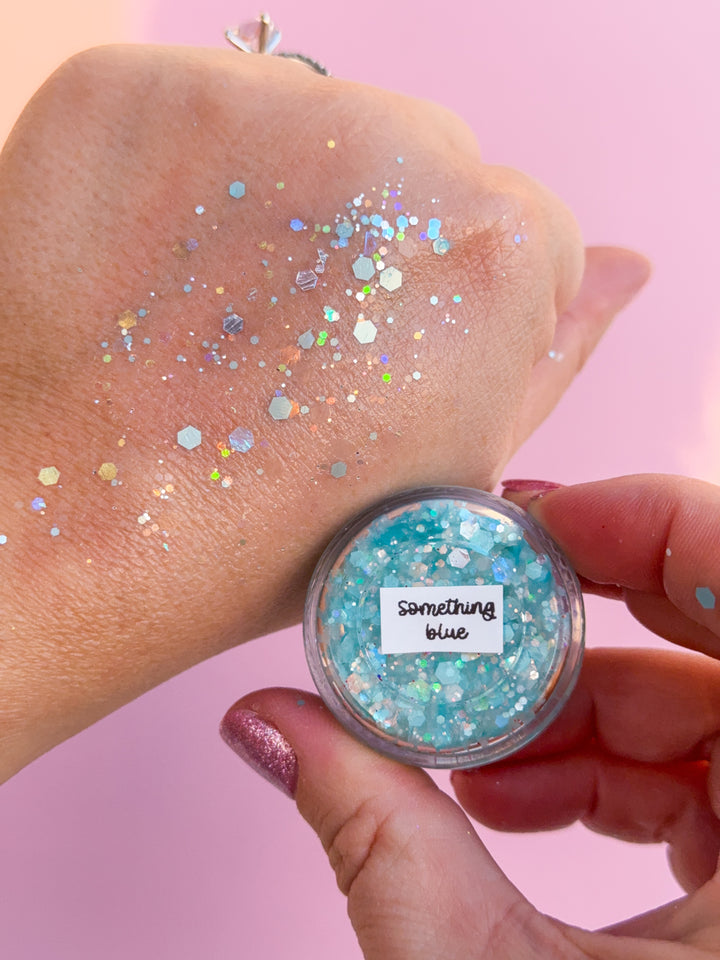 Glitter Creme: Something Blue Body Glitter