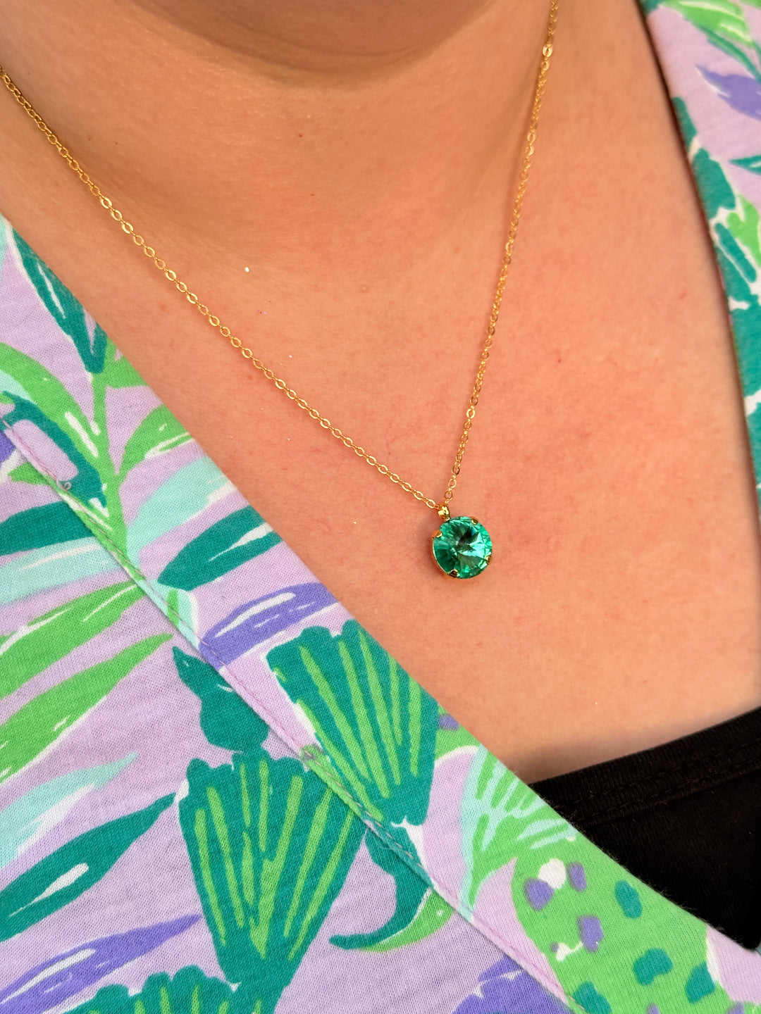 12mm Rivoli Necklace - Seaside