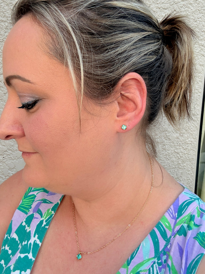 The Shell Mini Stud— 5mm (Seaside)