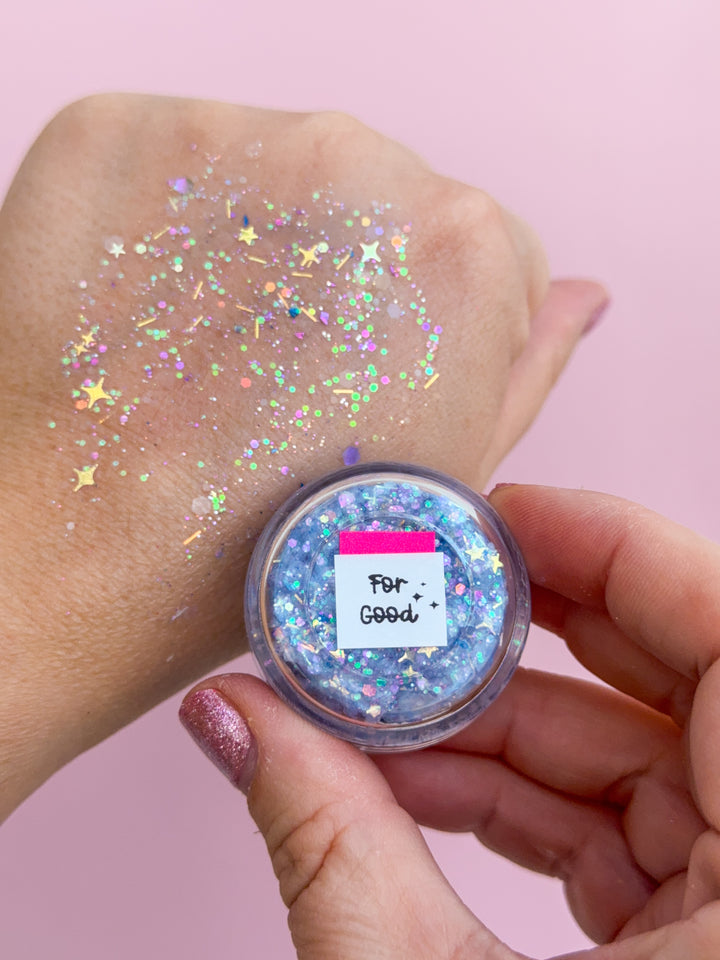 Glitter Creme: For Good with Star Shaped Glitter