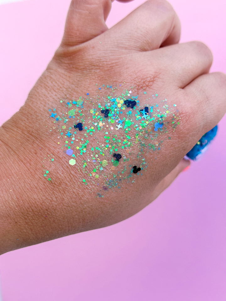 Glitter Creme: Magical Park Vacation with Mouse shaped Glitter