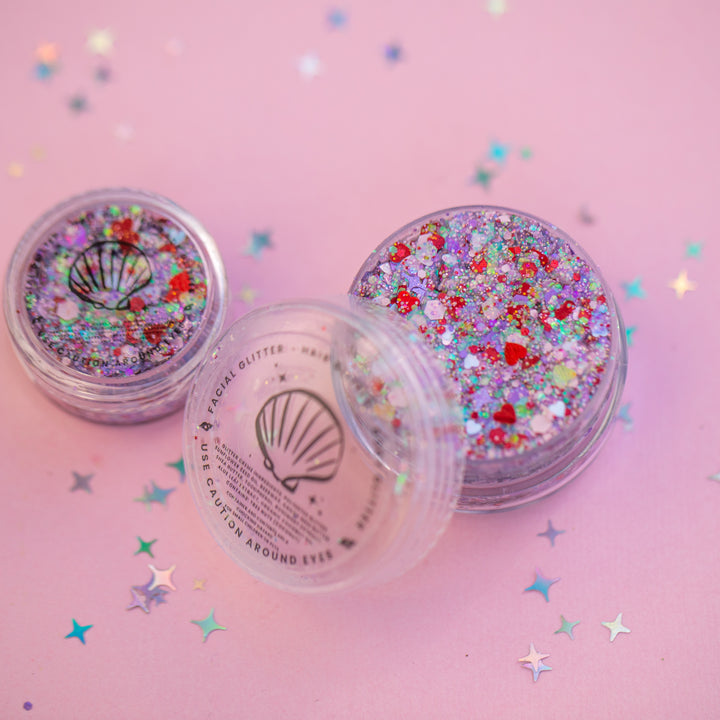 Love Letter Body Glitter with Heart Shaped Glitter
