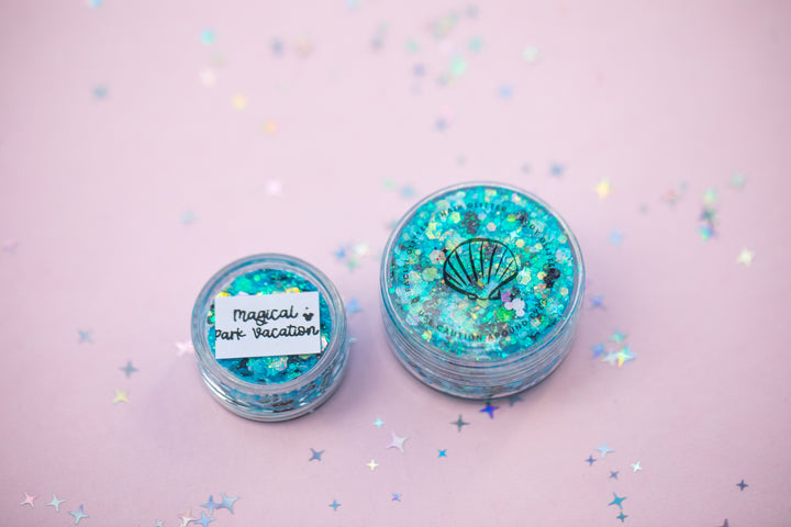 Glitter Creme: Magical Park Vacation with Mouse shaped Glitter