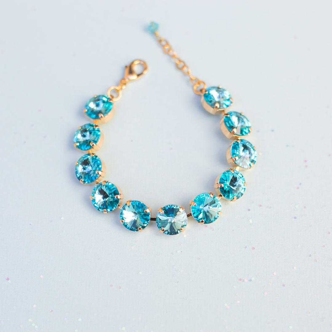 12mm Rivoli Crystal Bracelet: Ophelia