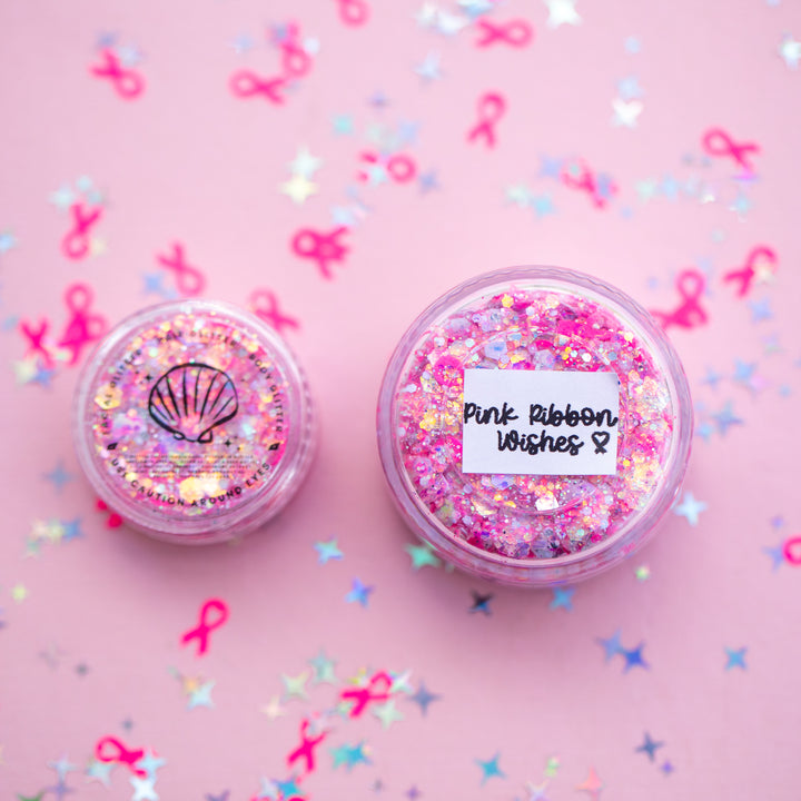 Pink Ribbon Wishes Body Glitter (October Giving Back)
