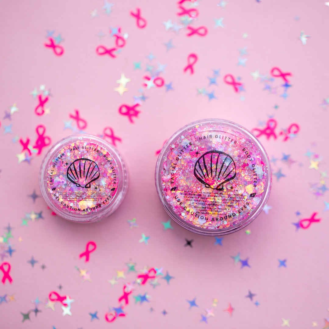 Pink Ribbon Wishes Body Glitter (October Giving Back)