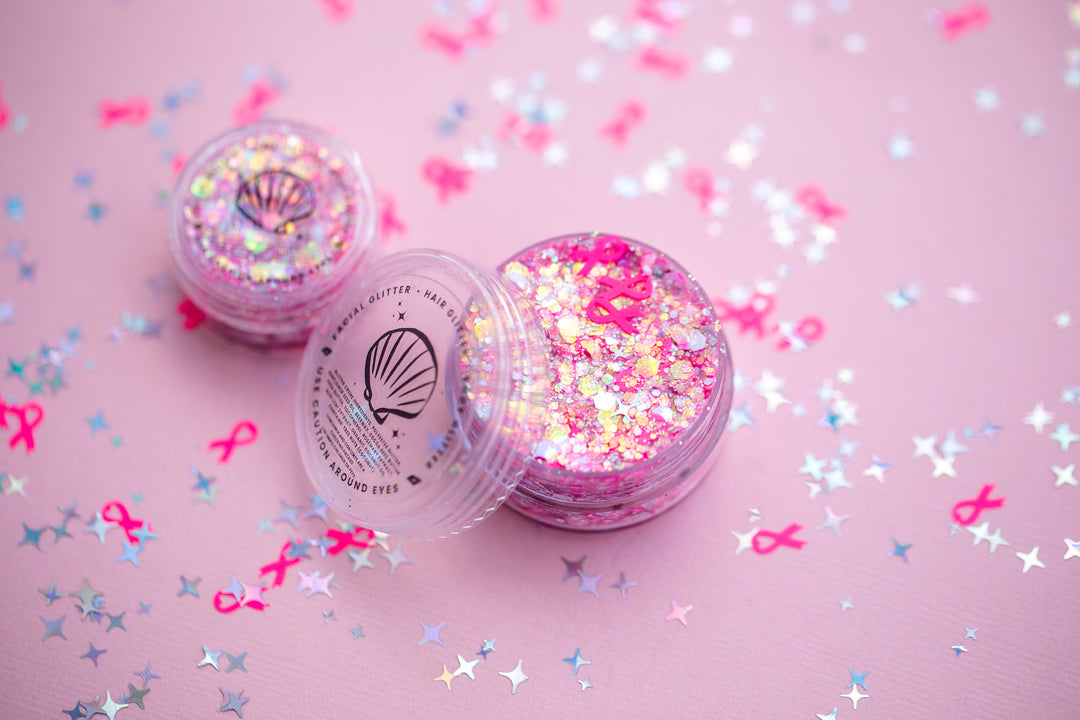 Pink Ribbon Wishes Body Glitter (October Giving Back)
