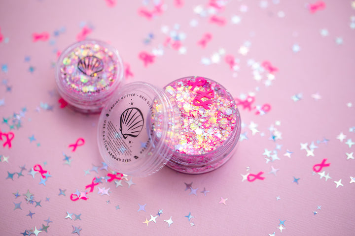 Pink Ribbon Wishes Body Glitter (October Giving Back)