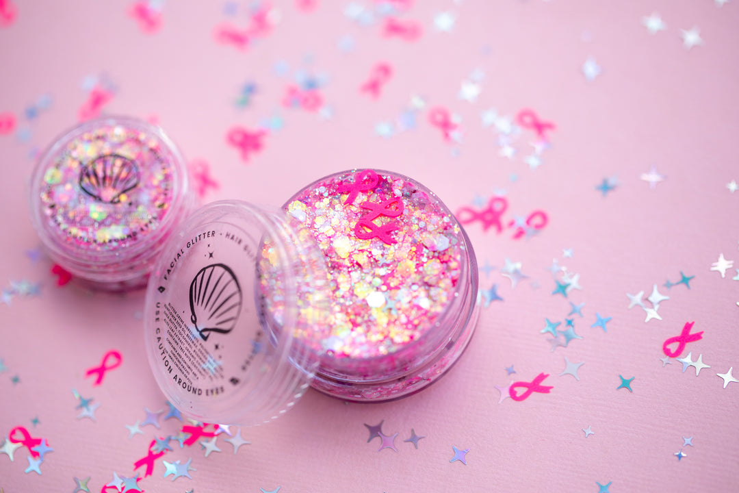 Pink Ribbon Wishes Body Glitter (October Giving Back)