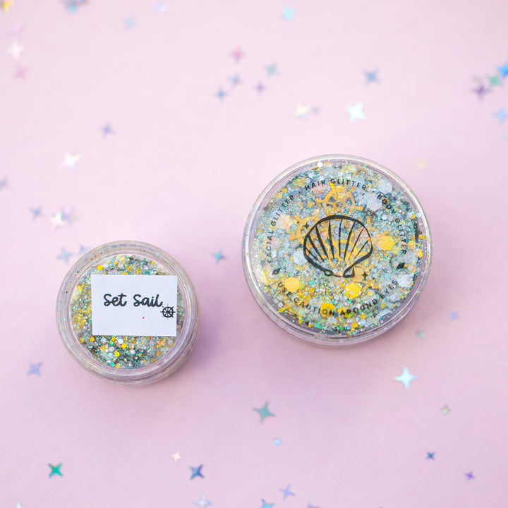 Glitter Creme: Set Sail with wheel glitter