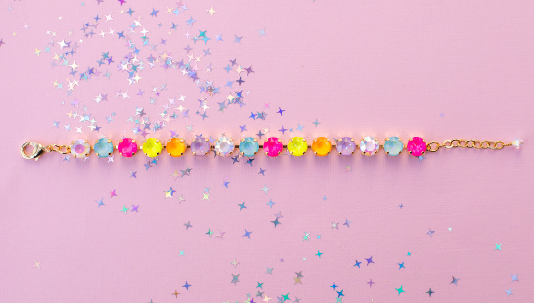 8mm Crystal Bracelet: Sparkly Friend