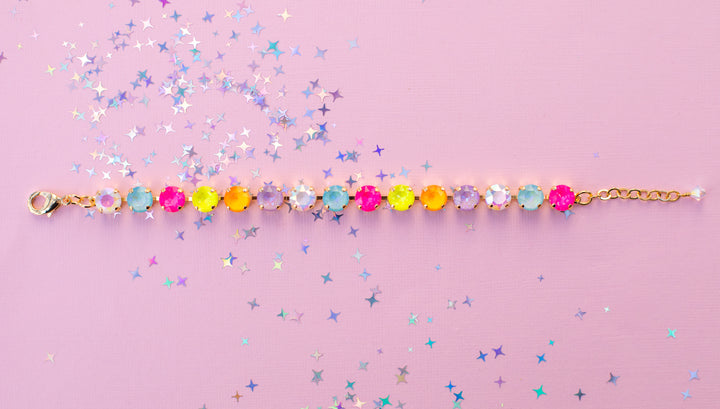 8mm Crystal Bracelet: Sparkly Friend