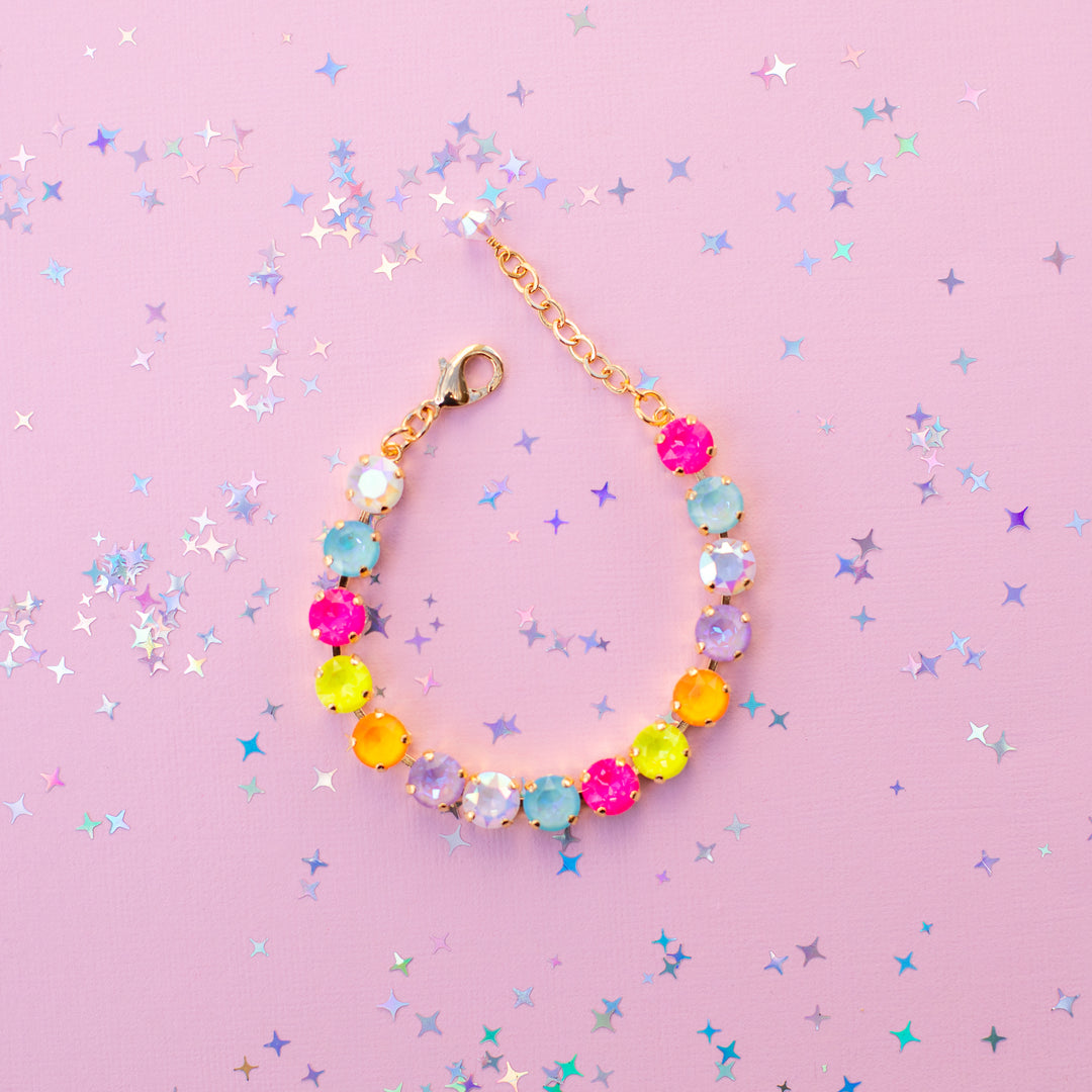 8mm Crystal Bracelet: Sparkly Friend