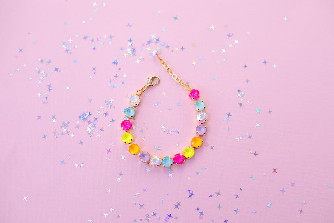 8mm Crystal Bracelet: Sparkly Friend