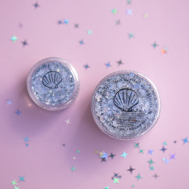 Glitter Creme: Star Lit Sky Body Glitter with Mouse shaped glitter