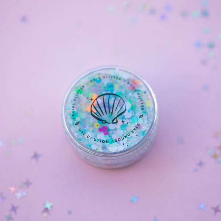 Glitter Creme: Sweet Shop Body Glitter with Mouse shaped glitter