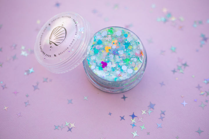 Glitter Creme: Sweet Shop Body Glitter with Mouse shaped glitter