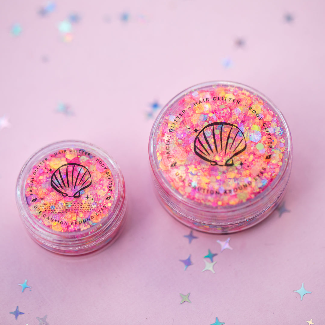 Glitter Creme: Truth or Twinkle with Butterfly and Star shaped Glitter