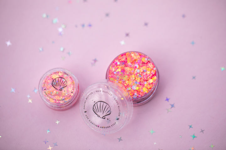 Glitter Creme: Truth or Twinkle with Butterfly and Star shaped Glitter
