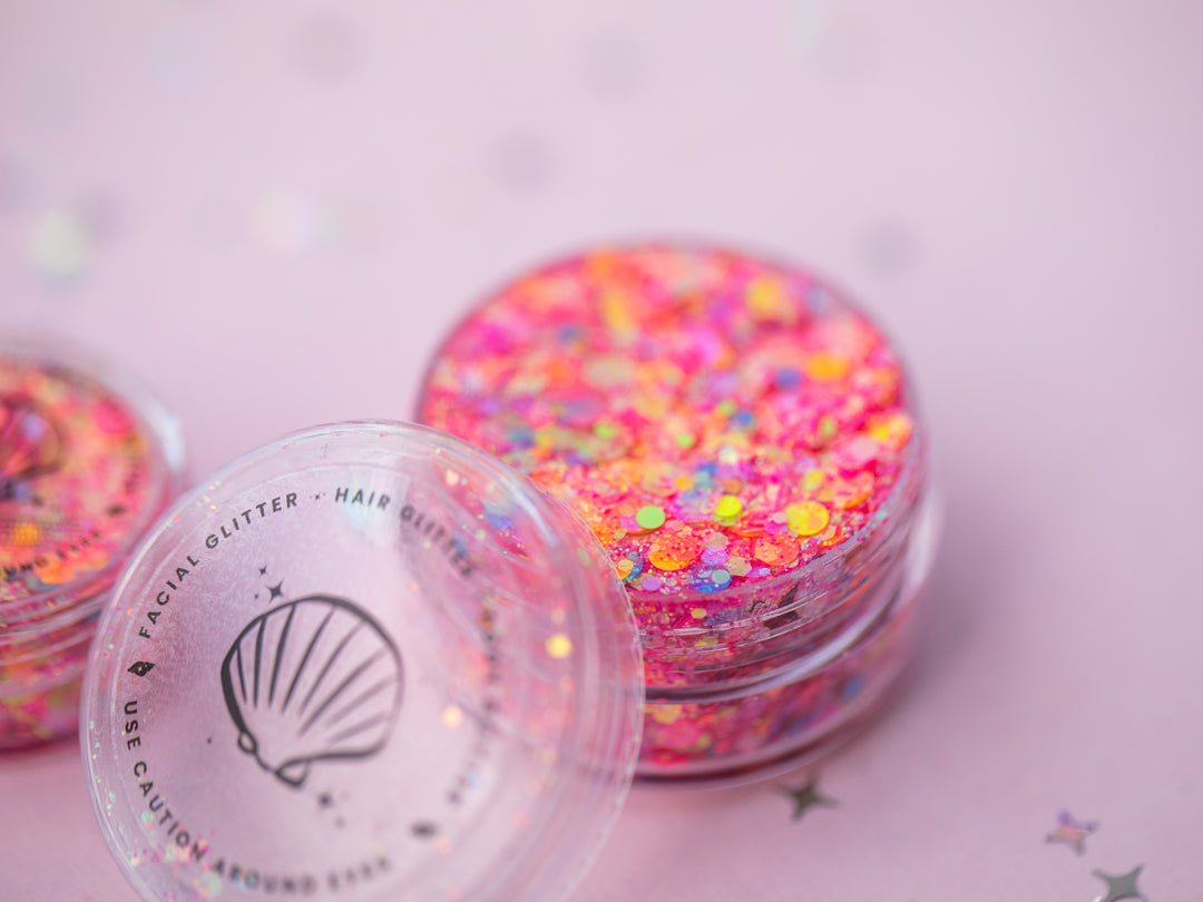 Glitter Creme: Truth or Twinkle with Butterfly and Star shaped Glitter