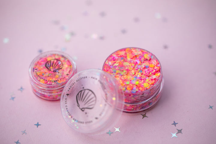 Glitter Creme: Truth or Twinkle with Butterfly and Star shaped Glitter
