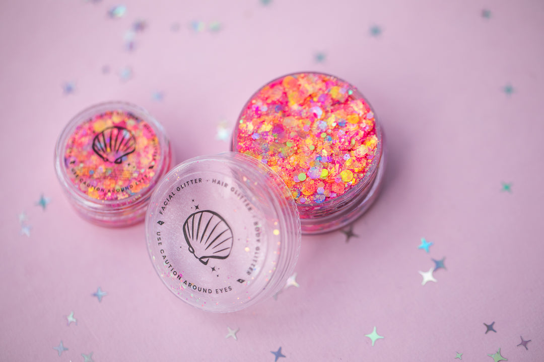 Glitter Creme: Truth or Twinkle with Butterfly and Star shaped Glitter
